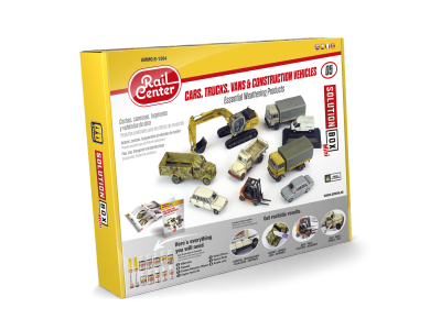 AMMO MIG R1204 Rail Center - Cars, Trucks, Vans & Construction Vehicles - Solution Box 05 - Migr1204 1 - MIGR1204