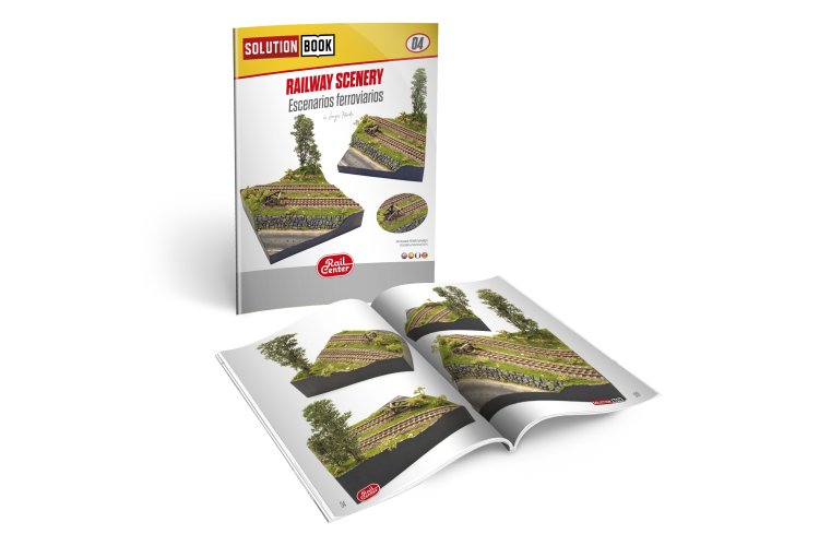 AMMO MIG R1303 Rail Center - Solution Book 04: Railway Scenery - Boek - Engelstalig - Migr1303 1 - MIGR1303