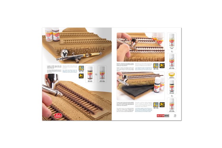 AMMO MIG R1303 Rail Center - Solution Book 04: Railway Scenery - Boek - Engelstalig - Migr1303 4 - MIGR1303