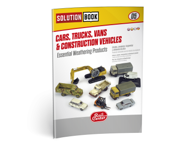 AMMO MIG R1304 Rail Center - Solution Book 05: Cars, Trucks, Vans & Construction Vehicles - English Edition - Migr1304 xs 1 - MIGR1304-XS