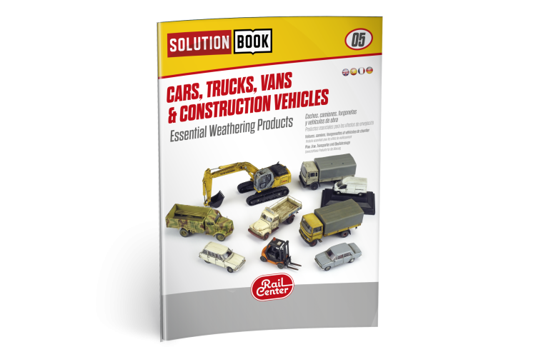 AMMO MIG R1304 Rail Center - Solution Book 05: Cars, Trucks, Vans & Construction Vehicles - English Edition - Migr1304 xs 1 - MIGR1304-XS