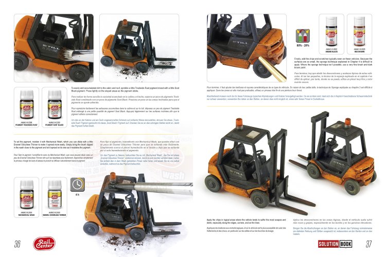 AMMO MIG R1304 Rail Center - Solution Book 05: Cars, Trucks, Vans & Construction Vehicles - English Edition - Migr1304 xs 4 - MIGR1304-XS