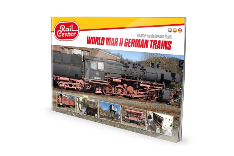 AMMO MIG R1400 Rail Center - Visual Weathering Guide - WWII German Trains - Multilingual - Migr1400 xs 1 - MIGR1400-XS