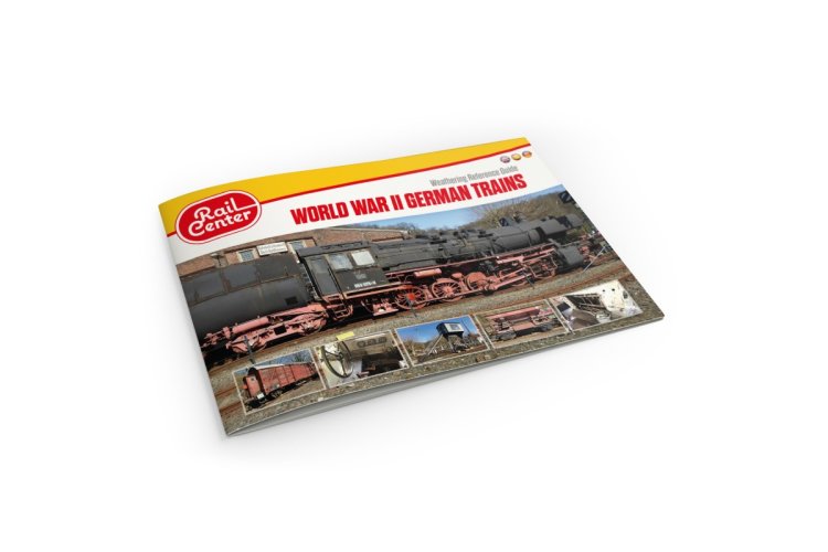 AMMO MIG R1400 Rail Center - Visual Weathering Guide - WWII German Trains - Multilingual - Migr1400 xs 2 - MIGR1400-XS