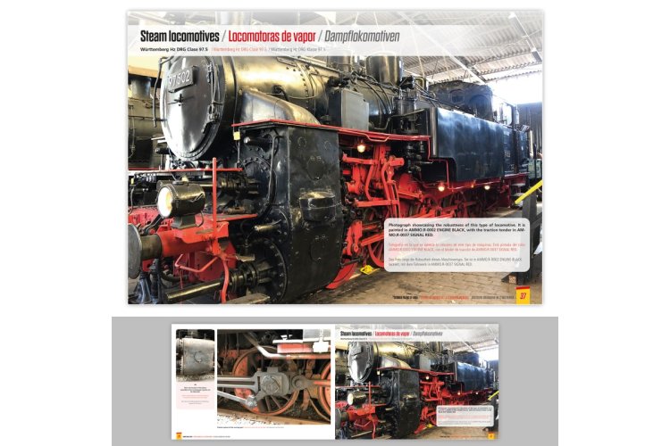 AMMO MIG R1400 Rail Center - Visual Weathering Guide - WWII German Trains - Multilingual - Migr1400 xs 4 - MIGR1400-XS