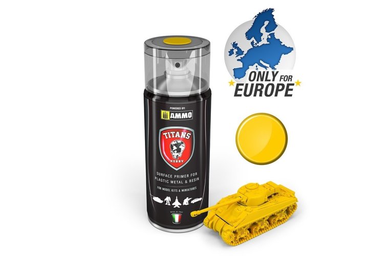 AMMO MIG TTH104 Imperial Yellow - Matt - Primer - Acryl spray - Migtth104 - MIGTTH104