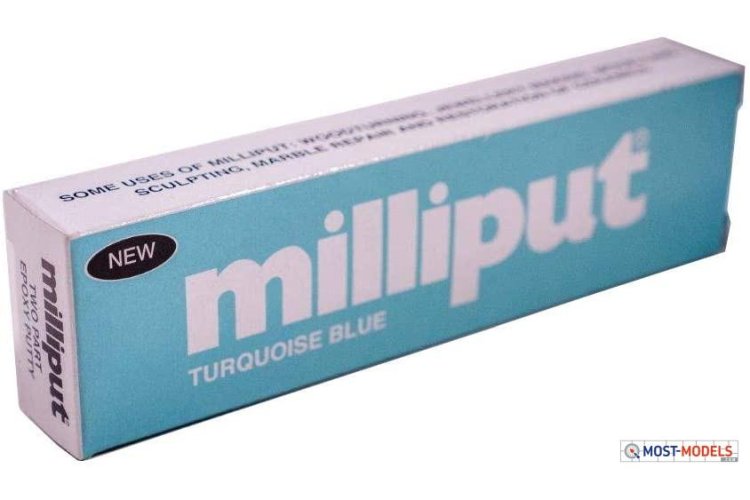 Milliput 06 Turquoise Blue Putty - Mil06 1 - MIL06-XS