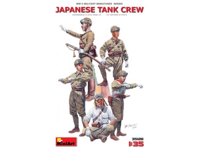1:35 MiniArt 35128 Japanse Tankbemanning WWII - 5 Figuren - Min35128 1 - MIN35128
