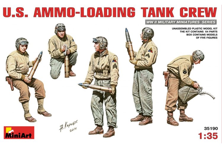 1:35 MiniArt 35190 U.S. Ammo Loading Tank Crew - Min35190 1 - MIN35190