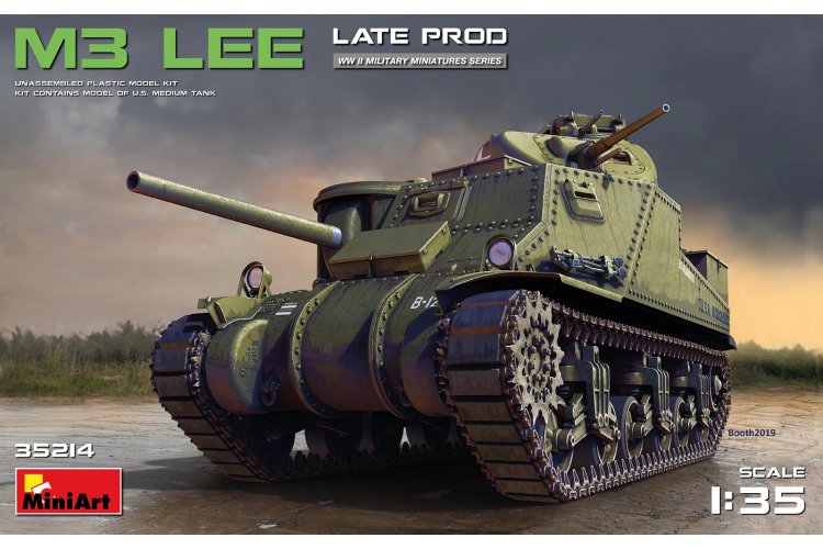 1:35 MiniArt 35214 M3 Lee &ndash; Late Production WWII &ndash; American Tank - Min35214 1 - MIN35214