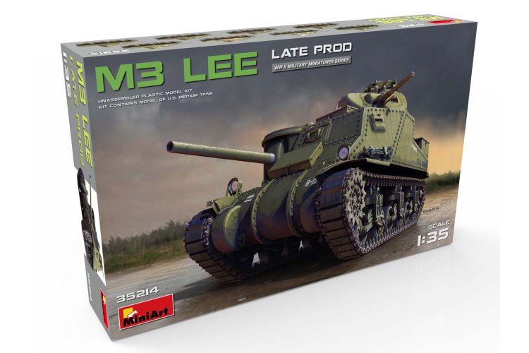 1:35 MiniArt 35214 M3 Lee &ndash; Late Production WWII &ndash; American Tank - Min35214 13 - MIN35214