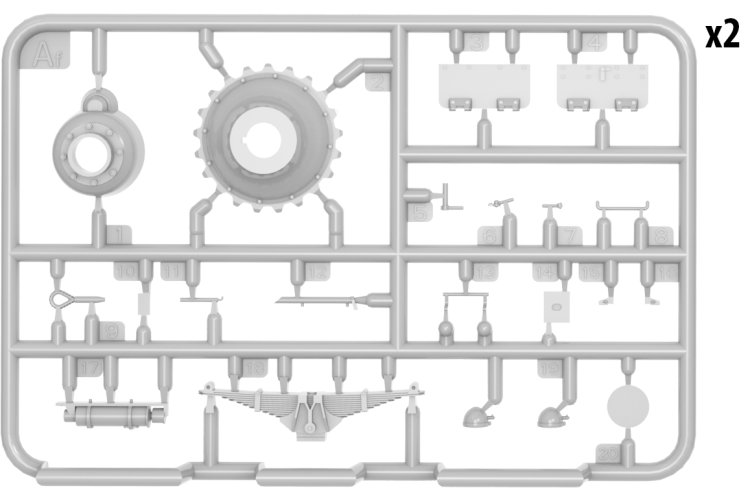 1:35 MiniArt 35221 Pz. Kpfw. III Ausf. B with Crew WWII - German Medium Tank with 5 Figures - Min35221 30 - MIN35221