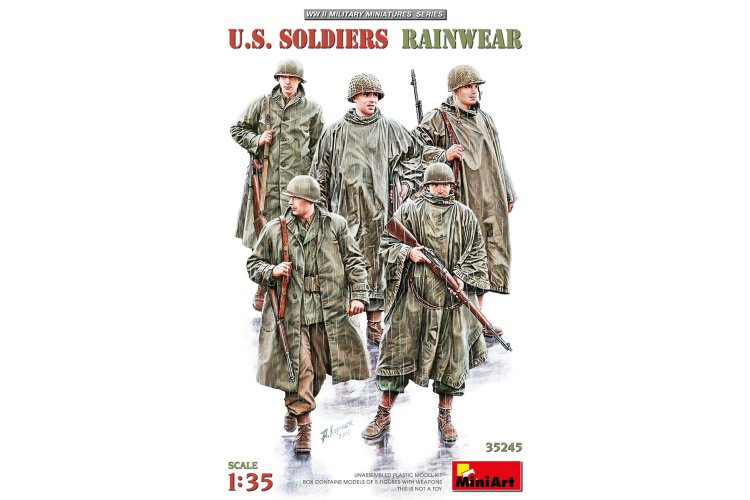 1:35 MiniArt 35245 US Soldiers in Rainwear - Figures - Min35245 1 - MIN35245