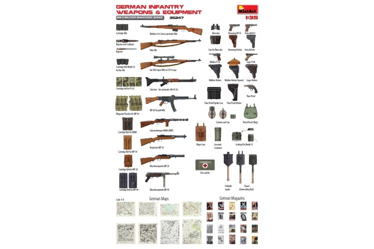1:35 MiniArt 35247 German Infantry Weapons & Equipment - Min35247 2 - MIN35247