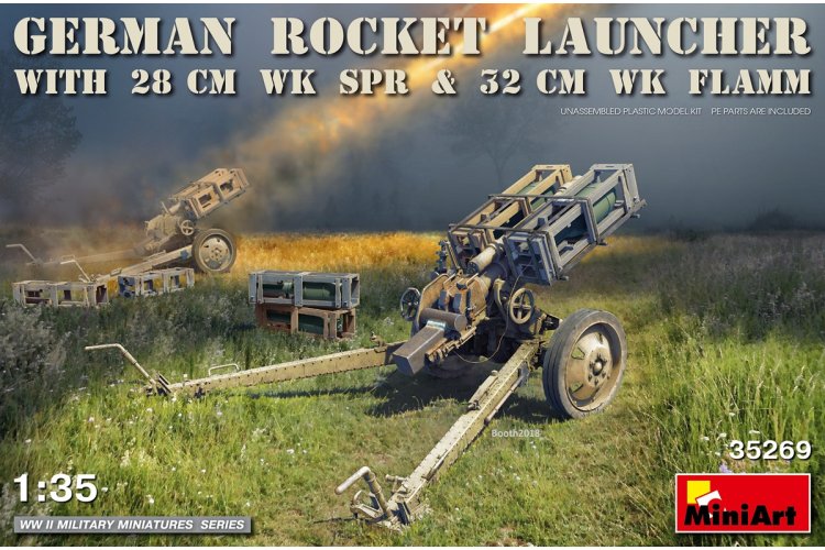 1:35 MiniArt 35269 German Rocket Launcher w/28cm WK Spr & 32cm WK Flamm - Min35269 1 - MIN35269