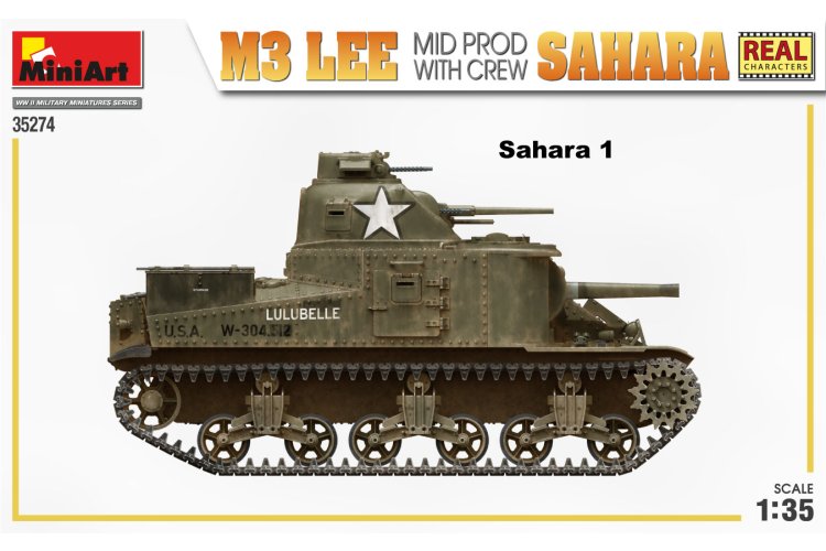 1:35 MiniArt 35274 M3 LEE Tank Mid Prod. Sahara with Crew - Min35274 4 - MIN35274