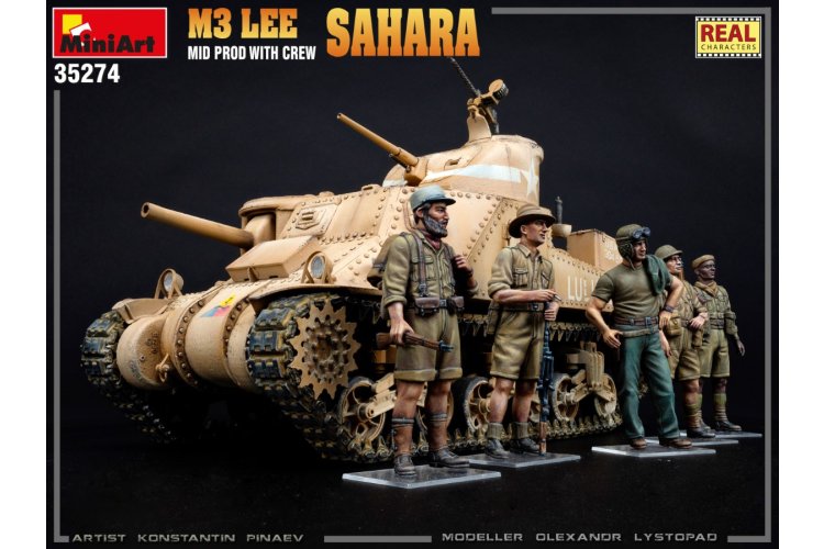 1:35 MiniArt 35274 M3 LEE Tank Mid Prod. Sahara with Crew - Min35274 5 - MIN35274