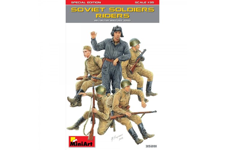 1:35 MiniArt 35281 Soviet Soldiers on the Move &ndash; Special Edition &ndash; 5 Military Figures - Min35281 1 - MIN35281