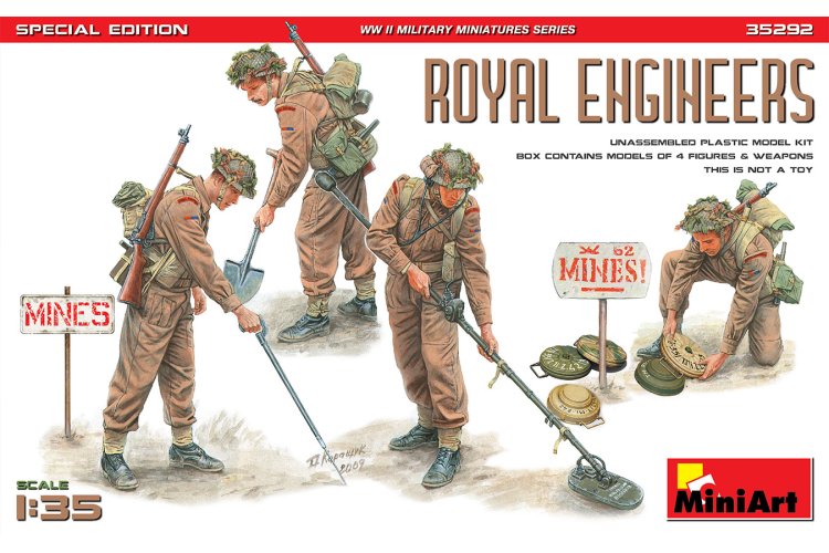 1:35 MiniArt 35292 Royal Engineers - Special Edition - Figures - Min35292 1 - MIN35292