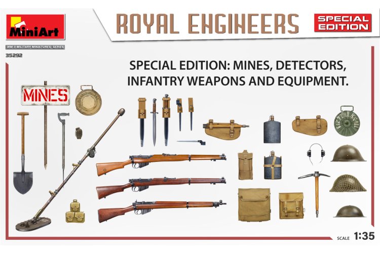 1:35 MiniArt 35292 Royal Engineers - Special Edition - Figures - Min35292 2 - MIN35292