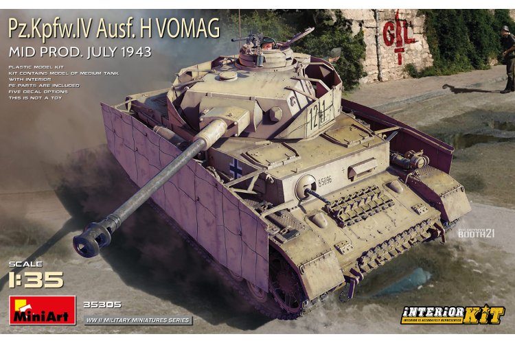 1:35 MiniArt 35305 Pz.Kpfw.IV Ausf. H Vomag - Mid Prod. July 1943 Interior Kit - Min35305 1 - MIN35305