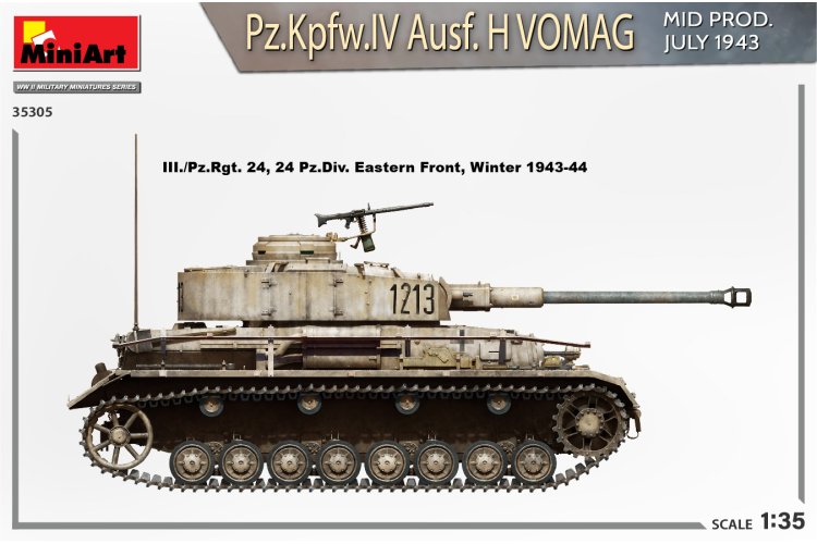 1:35 MiniArt 35305 Pz.Kpfw.IV Ausf. H Vomag - Mid Prod. July 1943 Interior Kit - Min35305 3 - MIN35305