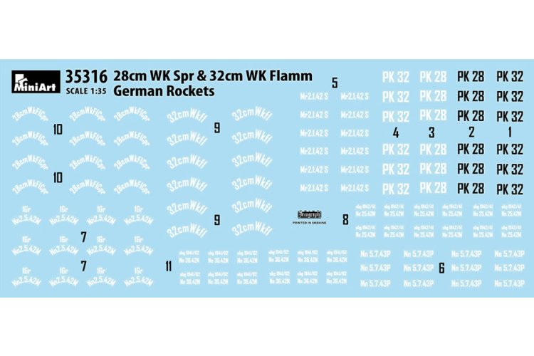 1:35 MiniArt 35316 German Rockets 28cm WK Spr & 32cm WK Flamm - Min35316 2 - MIN35316