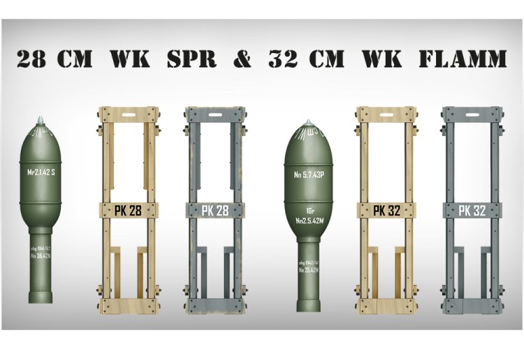 1:35 MiniArt 35316 German Rockets 28cm WK Spr & 32cm WK Flamm - Min35316 4 - MIN35316