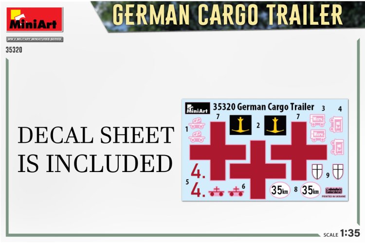 1:35 MiniArt 35320 German Cargo Trailer - Min35320 2 - MIN35320