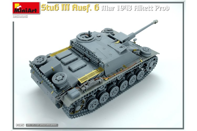 1:35 MiniArt 35336 StuG III Ausf. G March 1943 Alkett Prod - Min35336 build up 8 - MIN35336