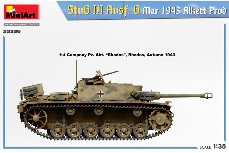 1:35 MiniArt 35336 StuG III Ausf. G March 1943 Alkett Prod - Min35336 side views3 1 - MIN35336
