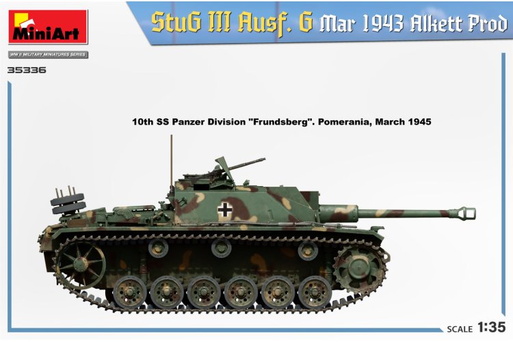1:35 MiniArt 35336 StuG III Ausf. G March 1943 Alkett Prod - Min35336 side views5 1 - MIN35336
