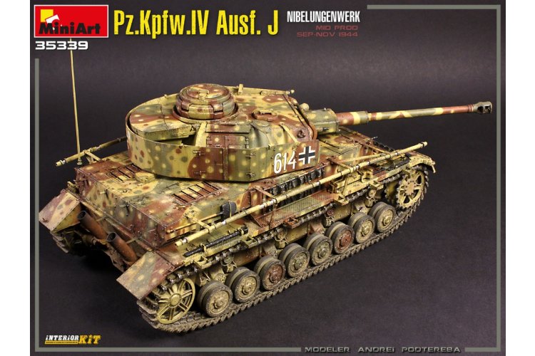 1:35 Miniart 35339 Pz.Kpfw.IV Ausf. J Nibelungenwerk. Mid. With Interior - Min35339 6 - MIN35339