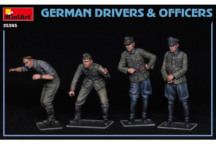 1:35 MiniArt 35345 German Drivers & Officers - Min35345 2 - MIN35345