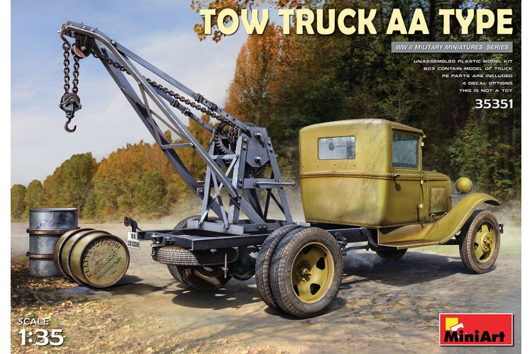1:35 MiniArt 35351 Tow Truck AA Type - Min35351 1 - MIN35351