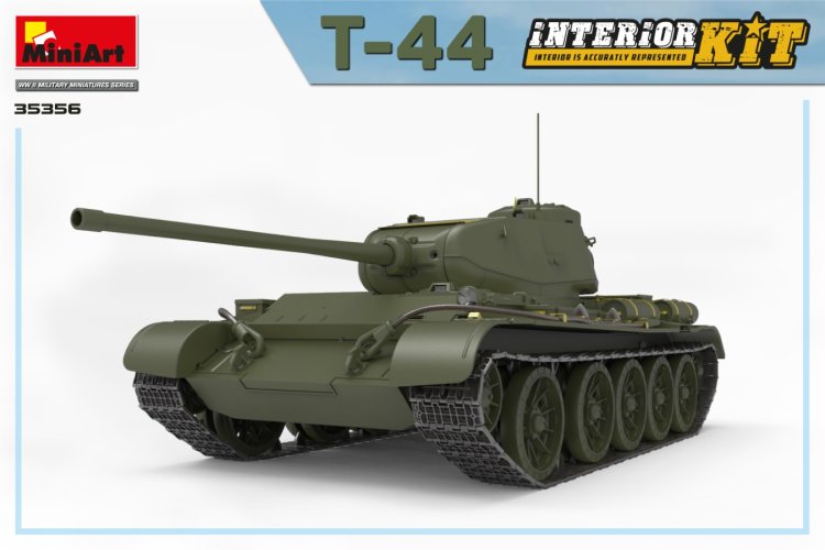 1:35 MiniArt 35356 T-44 Tank with Interior Kit - Min35356 3 - MIN35356