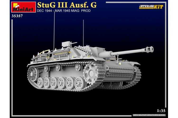 1:35 MiniArt 35357 StuG III Ausf. G Dec 1944 - Mar 1945 MIAG Prod - Interior Kit - Min35357web 007 - MIN35357