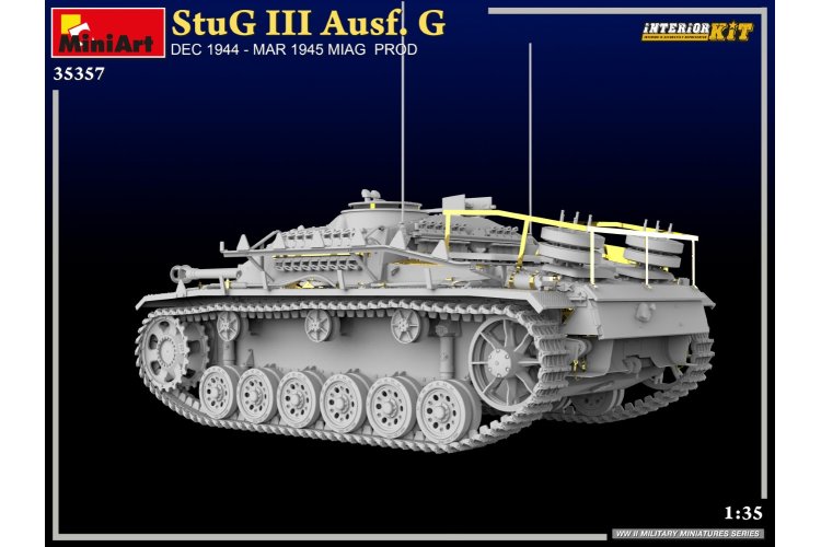 1:35 MiniArt 35357 StuG III Ausf. G Dec 1944 - Mar 1945 MIAG Prod - Interior Kit - Min35357web 008 - MIN35357