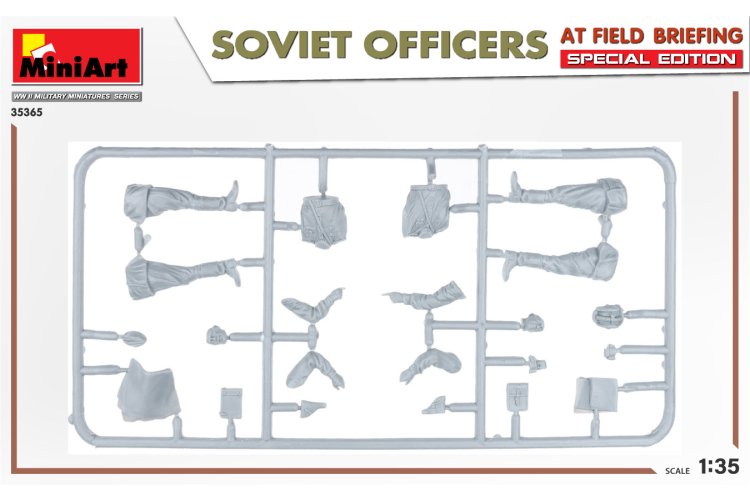 1:35 MiniArt 35365 Soviet Officers at Field Briefing - Special Edition - Min35365 3 - MIN35365