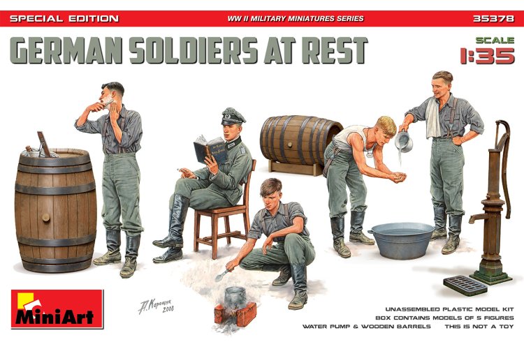 1:35 MiniArt 35378 German Soldiers at Rest - Special Edition - Min35378 1 - MIN35378