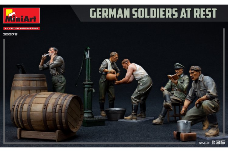 1:35 MiniArt 35378 German Soldiers at Rest - Special Edition - Min35378 4 - MIN35378