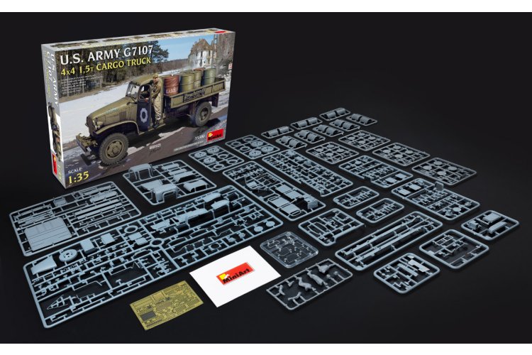 1:35 MiniArt 35380 U.S. Army G7107 4X4 1,5t Cargo Truck - Min35380 5 - MIN35380