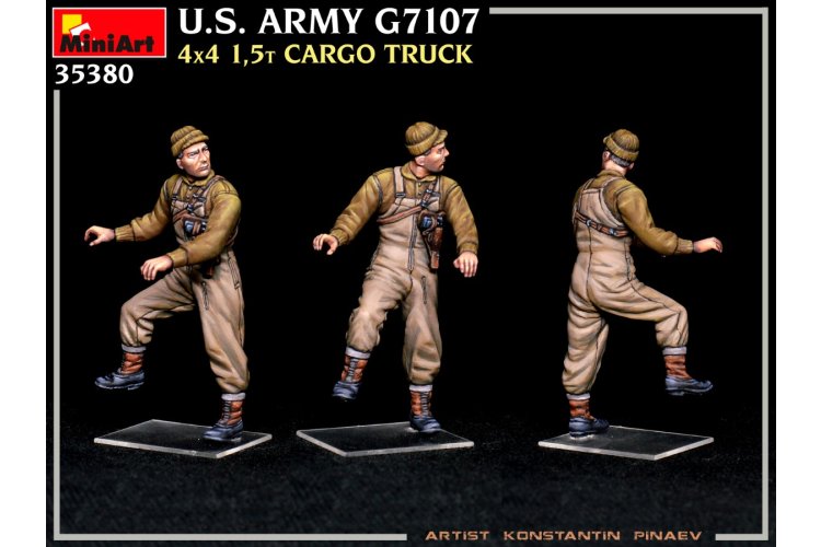 1:35 MiniArt 35380 U.S. Army G7107 4X4 1,5t Cargo Truck - Min35380 6 - MIN35380