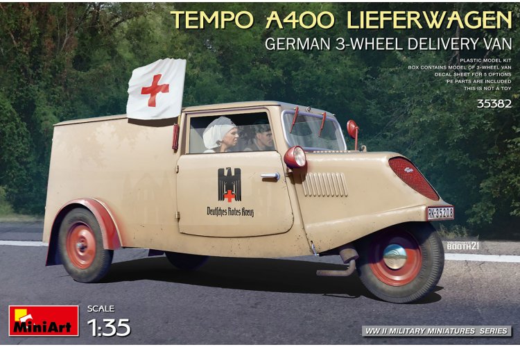1:35 MiniArt 35382 German Tempo A400 Lieferwagen - Min35382 1 - MIN35382