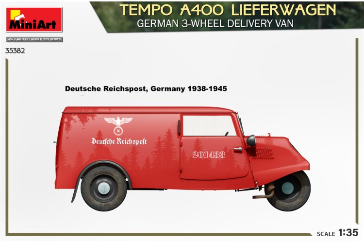 1:35 MiniArt 35382 German Tempo A400 Lieferwagen - Min35382 3 - MIN35382