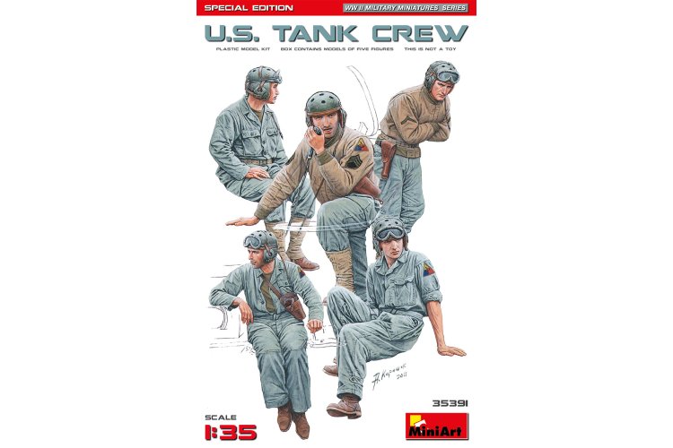 1:35 MiniArt 35391 U.S. Tank Crew - Special Edition - Min35391 1 - MIN35391