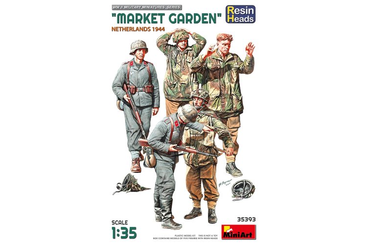 1:35 MiniArt 35393 Market Garden - Netherlands 1944 - Figures with Resin Heads - Min35393 1 - MIN35393