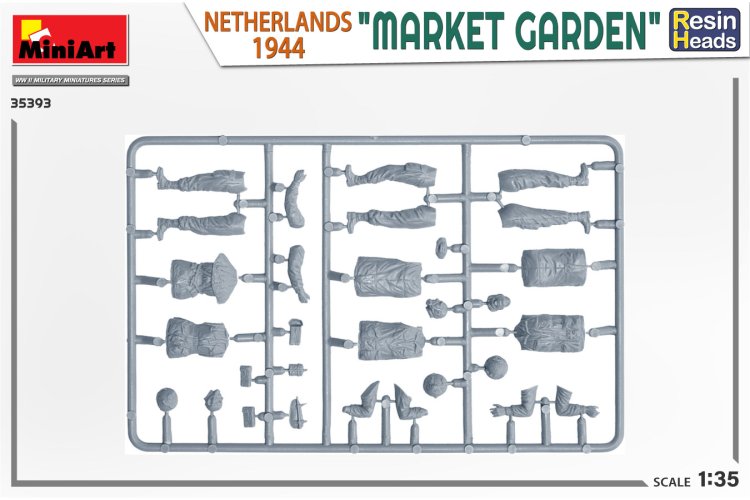 1:35 MiniArt 35393 Market Garden - Netherlands 1944 - Figures with Resin Heads - Min35393 4 - MIN35393