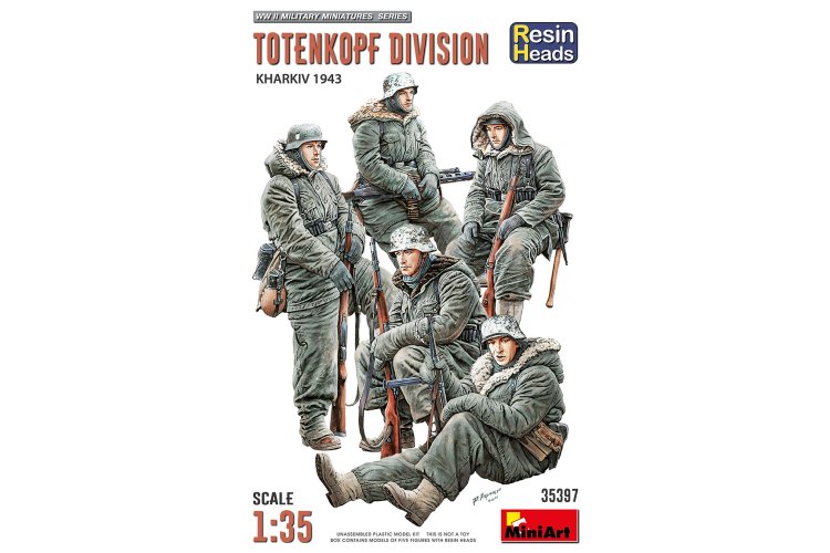 1:35 MiniArt 35397 Totenkopf Division Kharkov 1943 - Figures - Resin heads - Min35397 1 - MIN35397