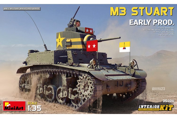 1:35 MiniArt 35404 M3 Stuart early production WWII - Interior kit - Min35404 1 - MIN35404
